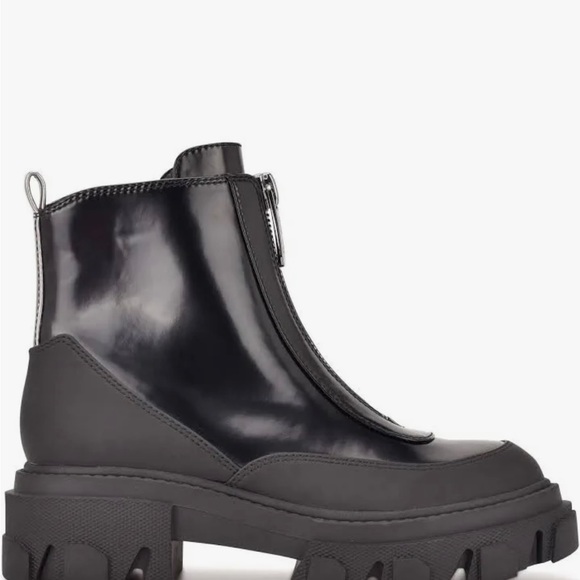 Nine West Women's wnCuz3 Platform LifeStyle Ankle Boots size 8.5 - Picture 8 of 8